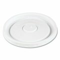 Solo Polystyrene Food Container Lids, White, Plastic, 2400PK LVS535-00007